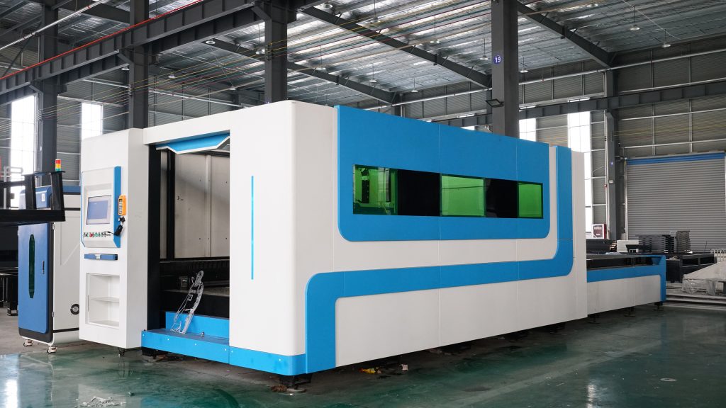 1000w 2000w 3000w 3300w 4000w Logam Stainless Steel Mesin Pemotong Laser Serat CNC
